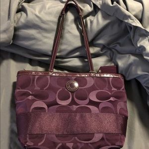 Coach shoulder purse